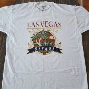 Vtg Single Stitch Las Vegas Graphic T Shirt